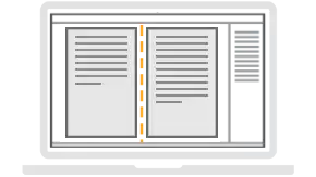 CZUR auto page splitting