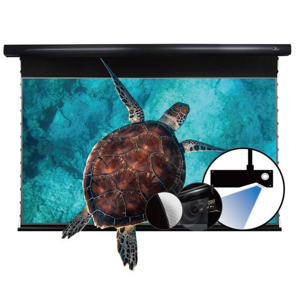 VIVIDSTORM PRO PA Slimline Perforated Acoustic Transparent Motorised Tension UST ALR Projector Screen