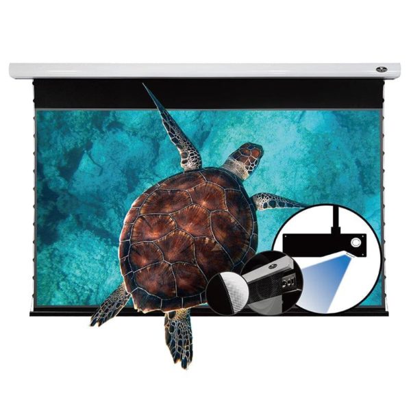 VIVIDSTORM PRO PA Slimline Perforated Acoustic Transparent Motorised Tension UST ALR Projector Screen - Image 3