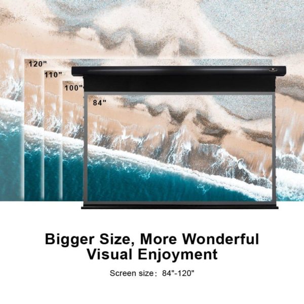 VIVIDSTORM PRO PA Slimline Perforated Acoustic Transparent Motorised Tension UST ALR Projector Screen - Image 10