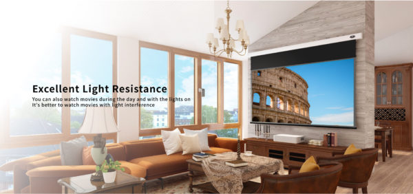 VIVIDSTORM PRO Slimline Motorized Tension UST ALR Projector Screen - Image 6