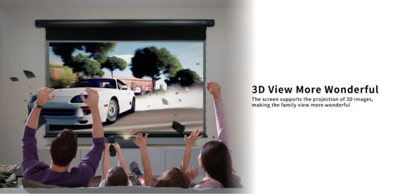 VIVIDSTORM PRO Slimline Motorized Tension UST ALR Projector Screen - Image 5