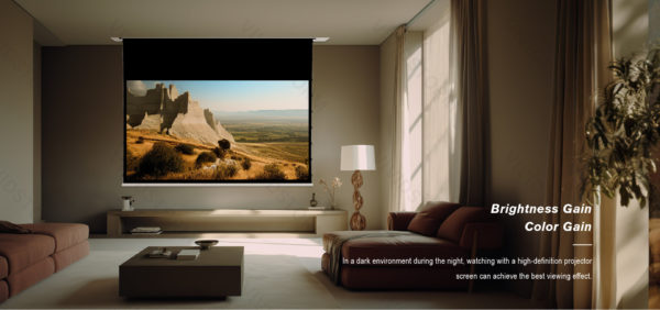 VIVIDSTORM PHANTOM Recessed In-Ceiling Motorized Tension White Cinema Projector Screen - Image 10