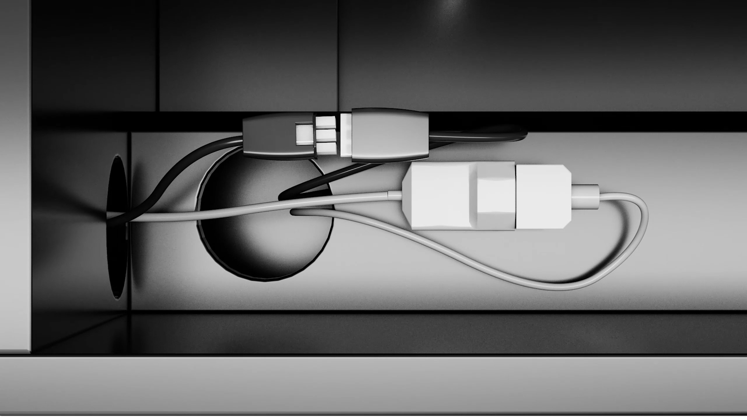 Maxlight MPC500R cable routing and installation image