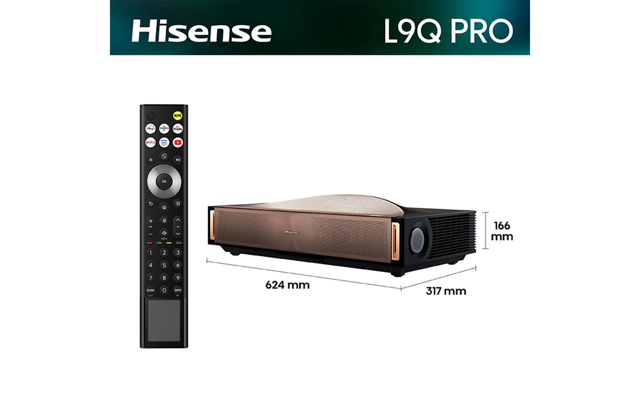 Hisense L9Q Pro L9QTUKPRO 4K TriChroma Ultra Short Throw Laser TV Projector - Image 9